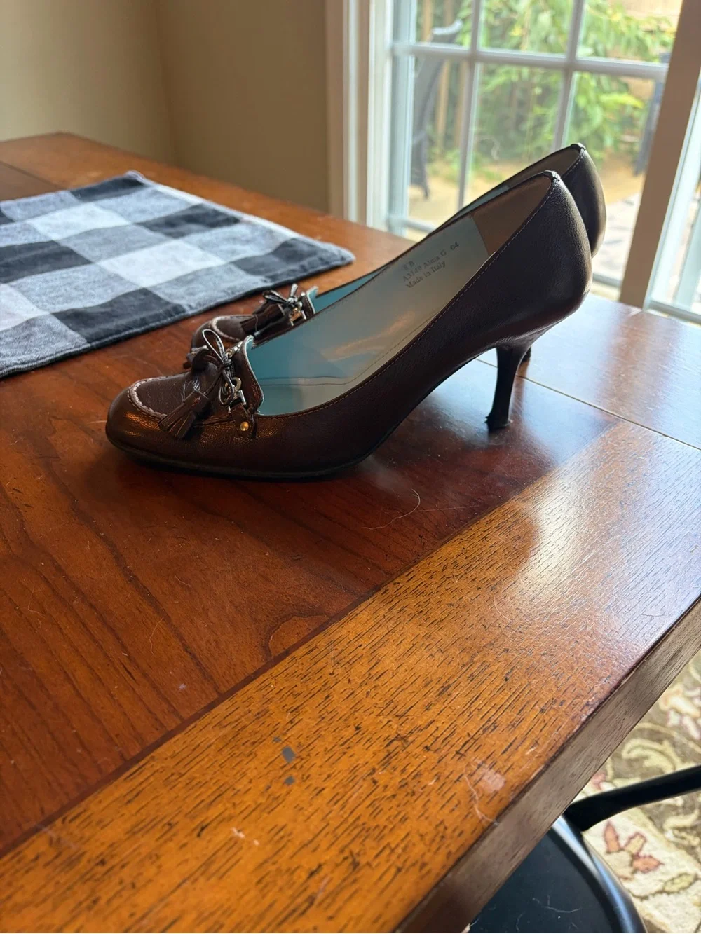 Vintage Coach Brown Tassel Leather Pumps - Women